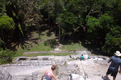 Lamanai Mayan Site's High Temple