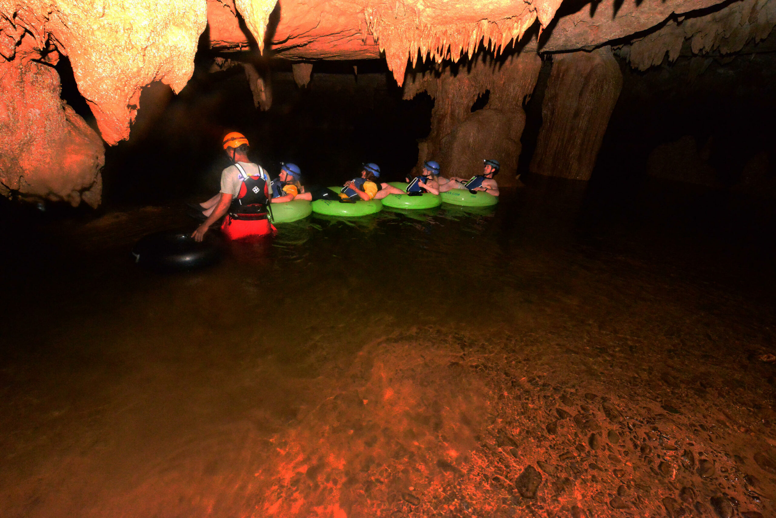 Cave tubing Belize